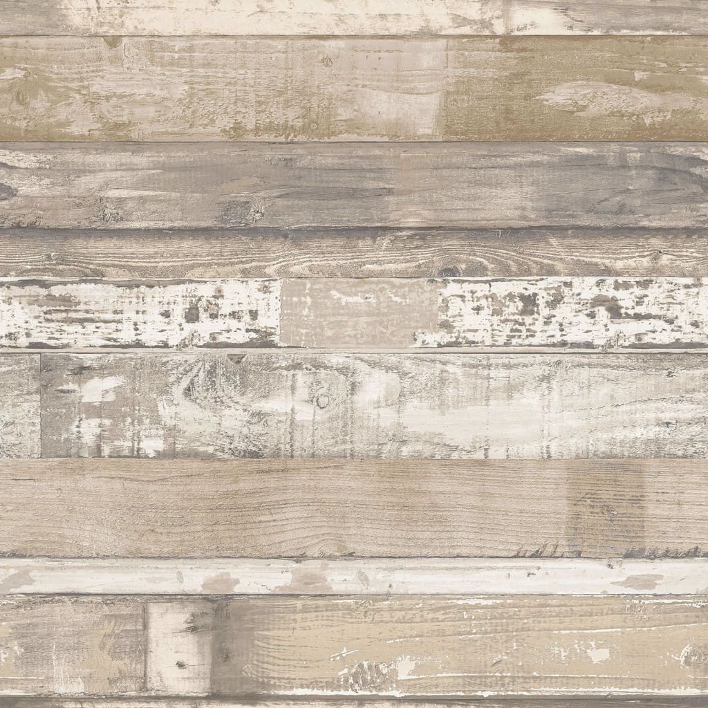 Homestyle Tapet Old Wood brun och beige