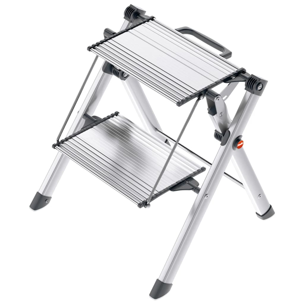 Hailo Trappstege med 2 steg Mini Comfort 45 cm aluminium 4310-100