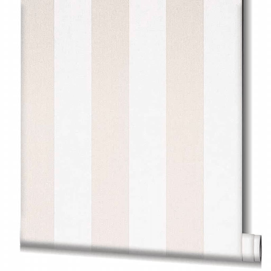 Noordwand Tapet Topchic Stripes beige och vit