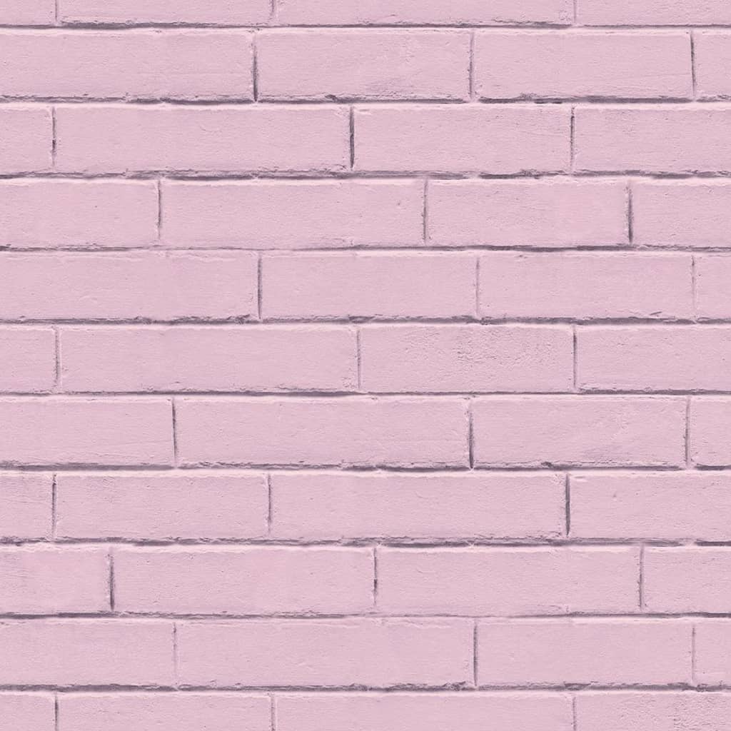 Noordwand Tapet Good Vibes Brick Wall rosa