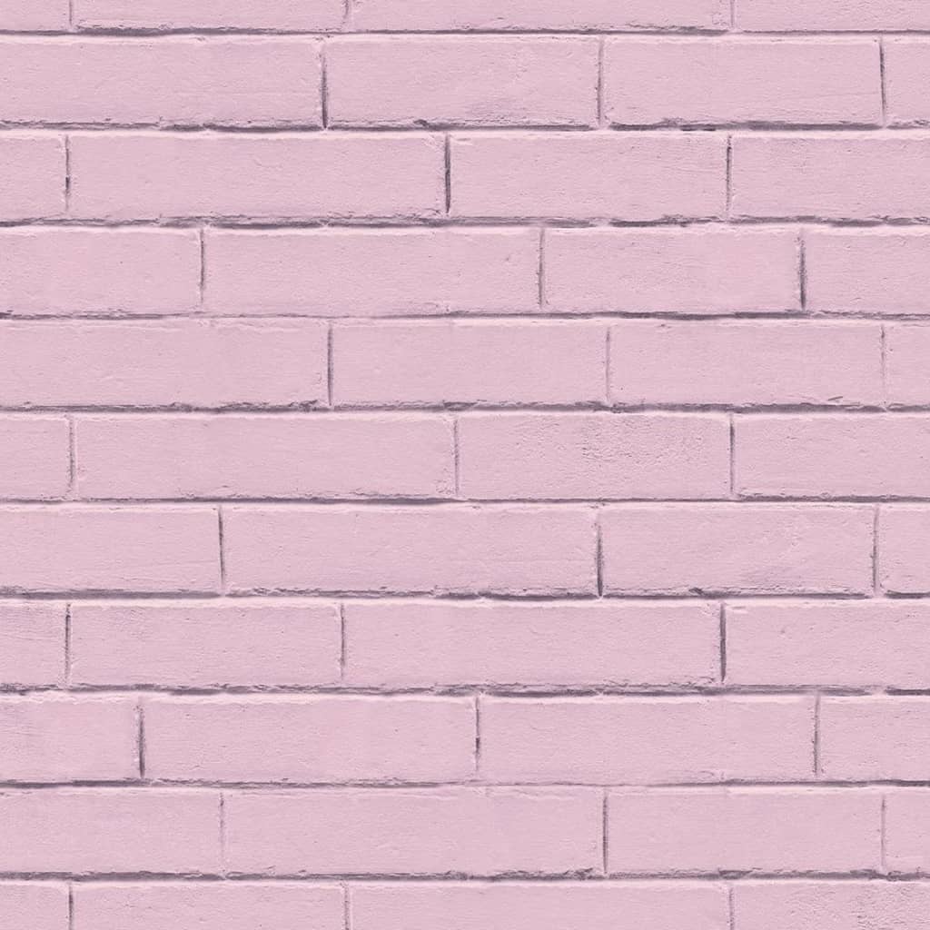 Noordwand Tapet Good Vibes Brick Wall rosa