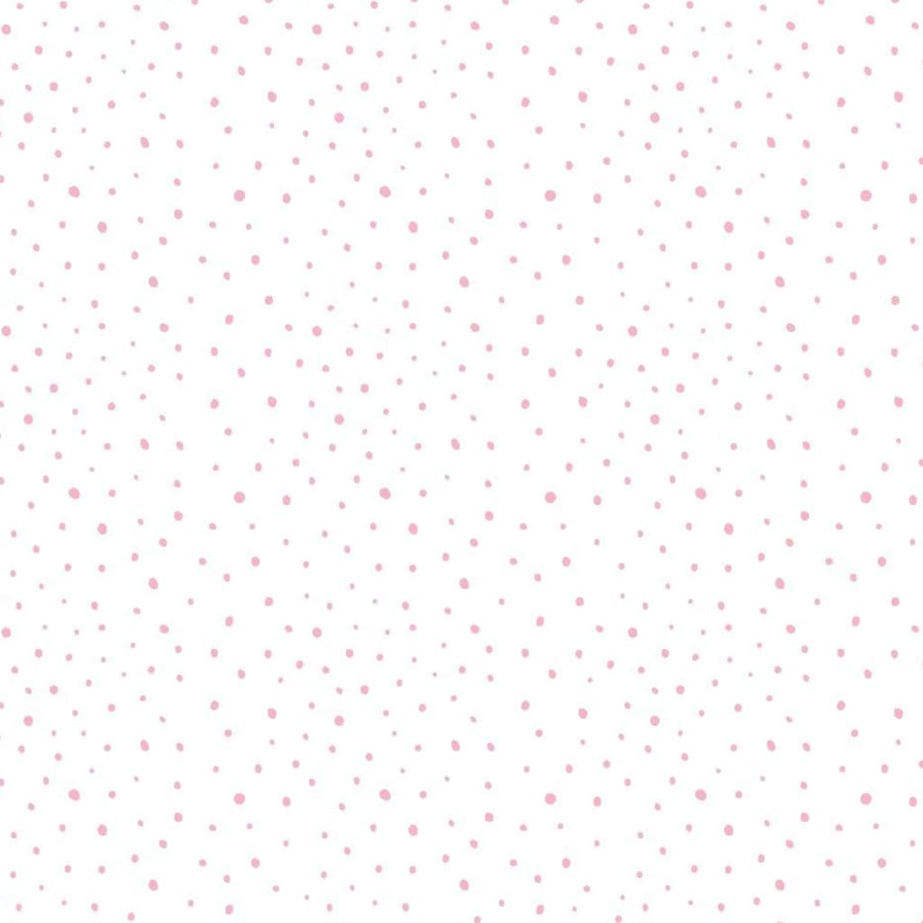 Noordwand Tapet Mondo baby Confetti Dots vit, rosa och beige