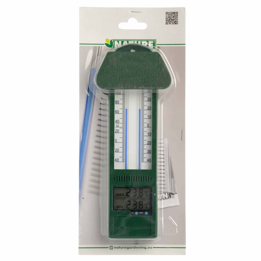 Nature Min-max Digital termometer utomhusbruk 9,5x2,5x24 cm