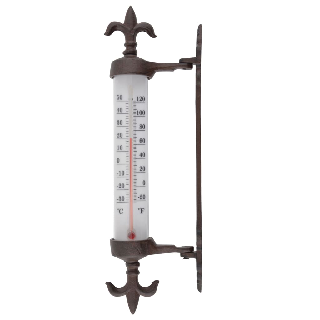 Esschert Design Fönstertermometer gjutjärn