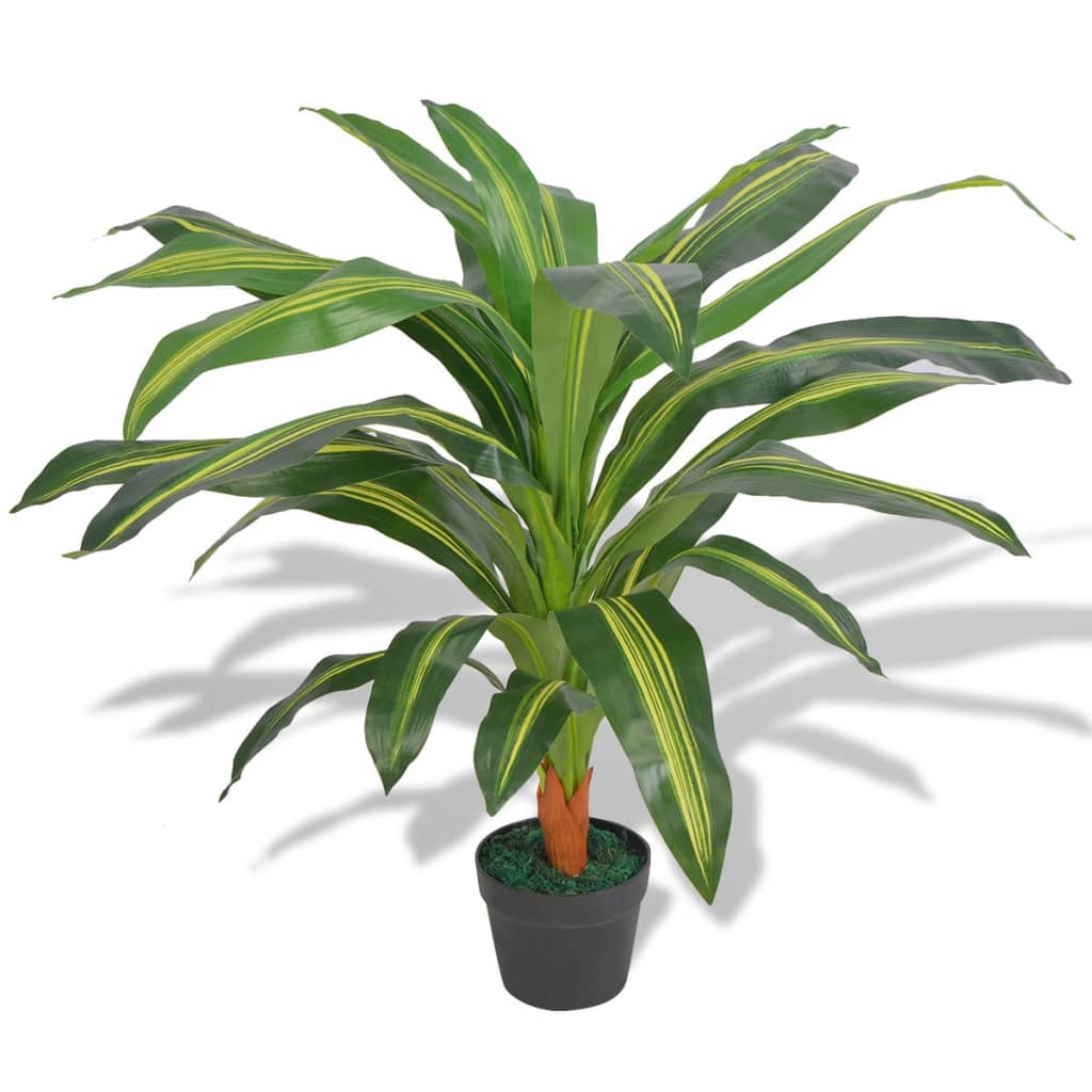 Konstväxt Dracena med kruka 90 cm grön