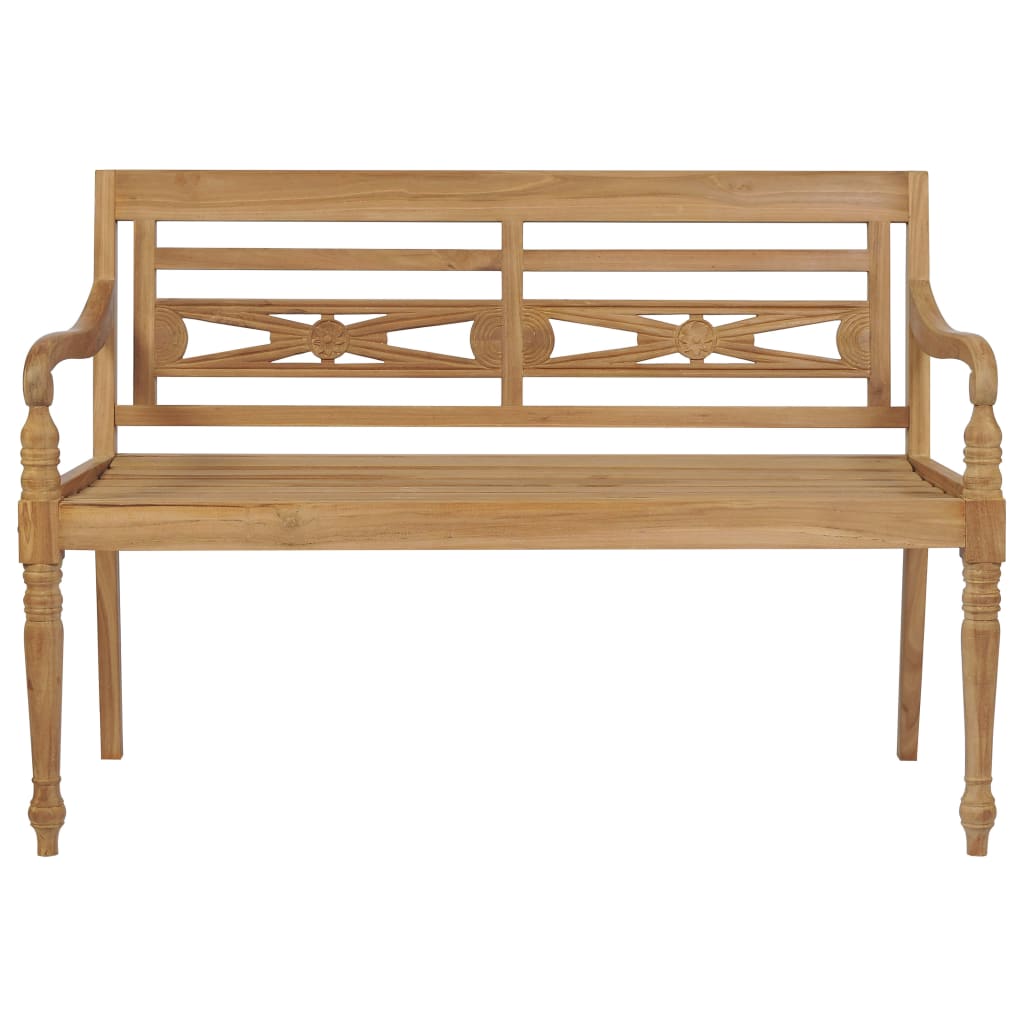 Bataviabänk 120 cm teak