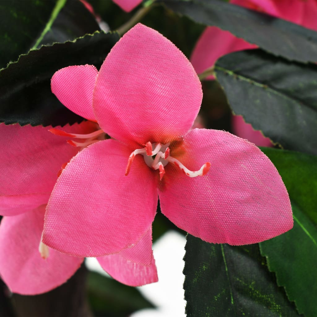 Konstväxt rhododendron med kruka 155 cm grön och rosa