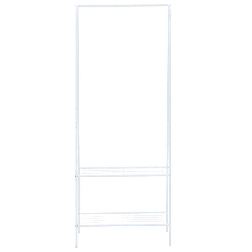 Klädställning 59x35x150 cm vit - njoyroom