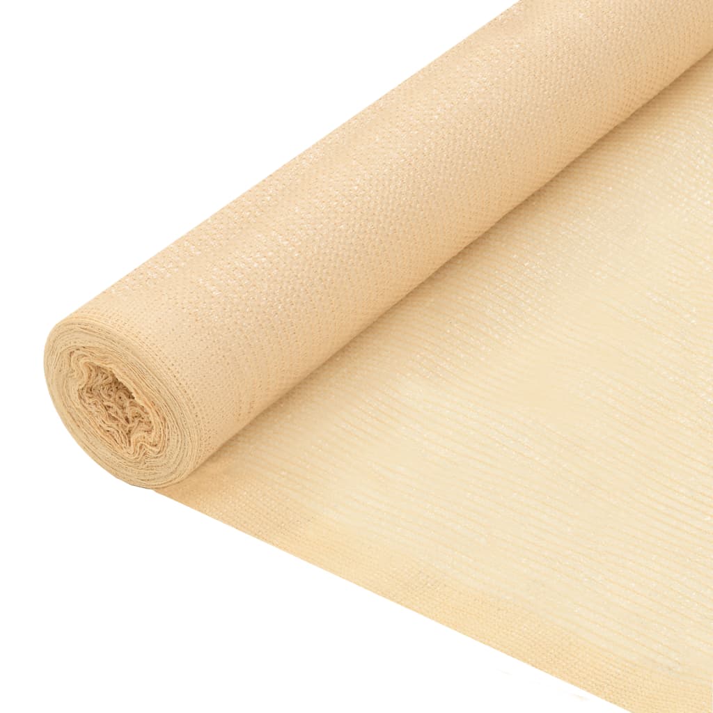 Insynsskyddsnät HDPE beige 1x10 m