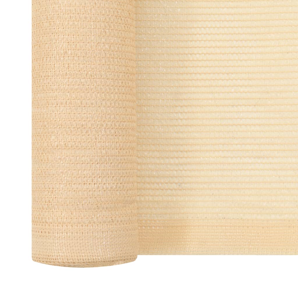 Insynsskyddsnät HDPE beige 1x25 m