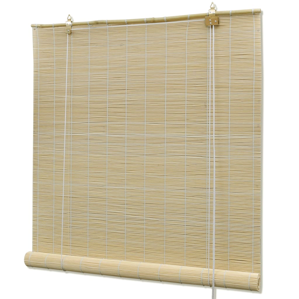 Rullgardin naturlig bambu 80 x 160 cm