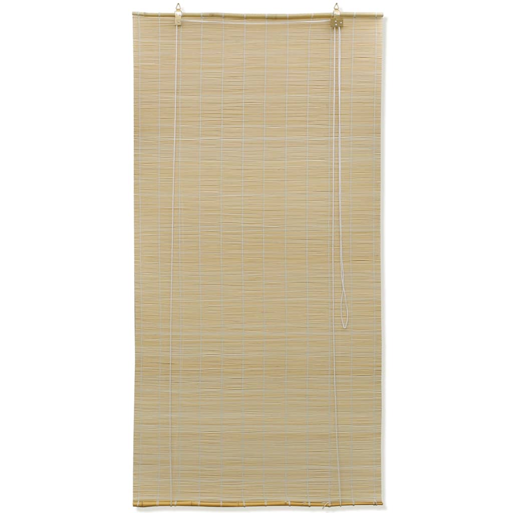 Rullgardin naturlig bambu 80 x 160 cm