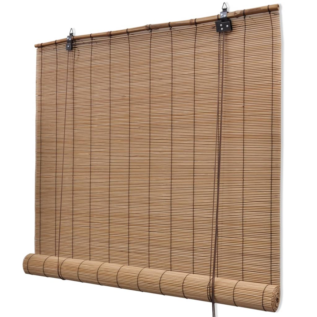 Rullgardin bambu 100 x 160 cm brun