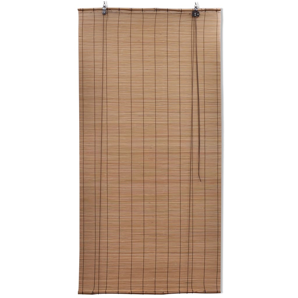 Rullgardin bambu 150 x 220 cm brun