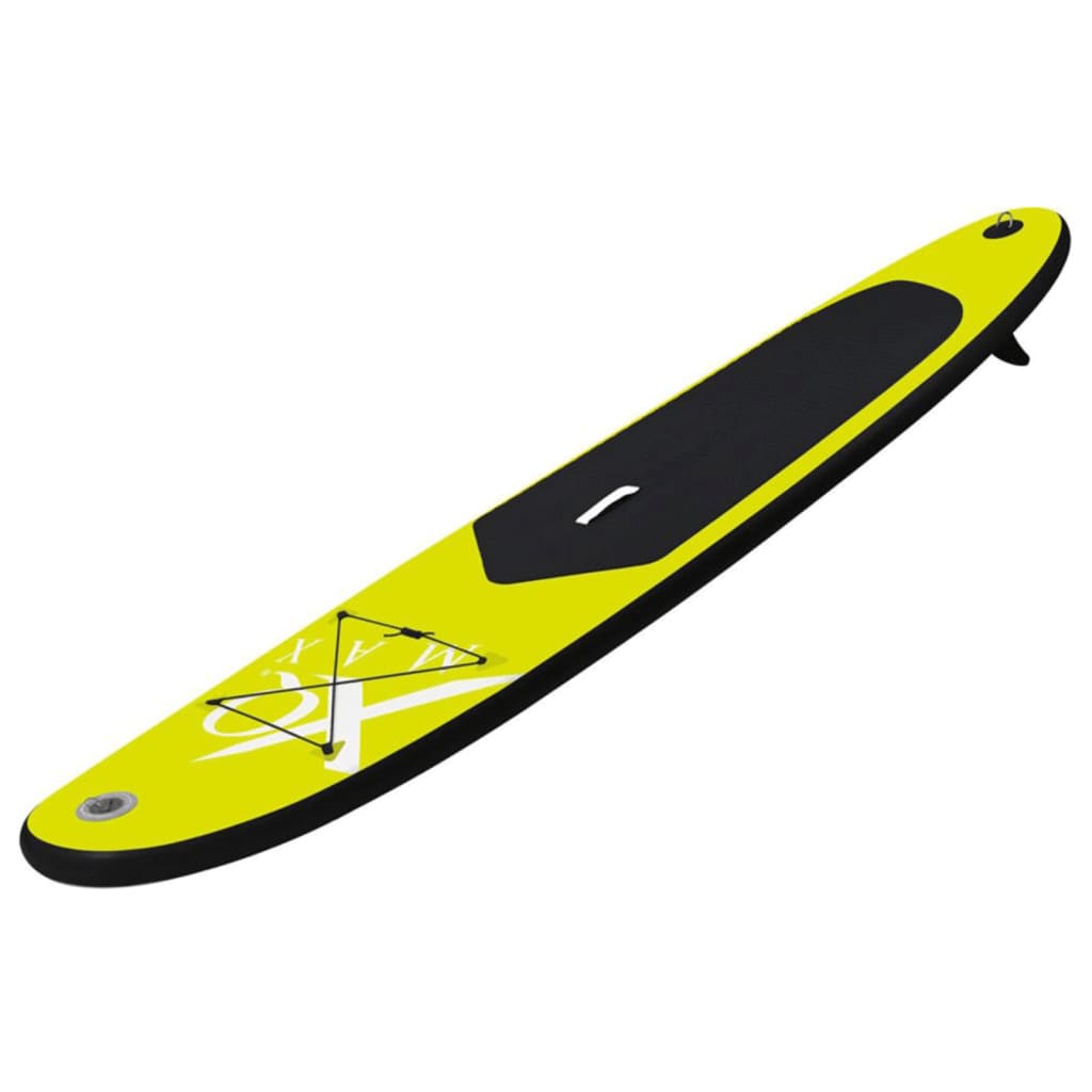 XQ Max SUP-bräda 285 cm uppblåsbar limegrön och svart