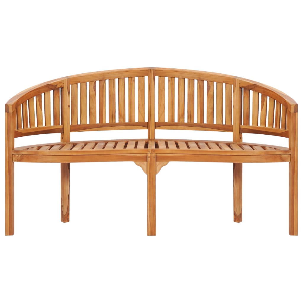 Bananbänk 151 cm massiv teak