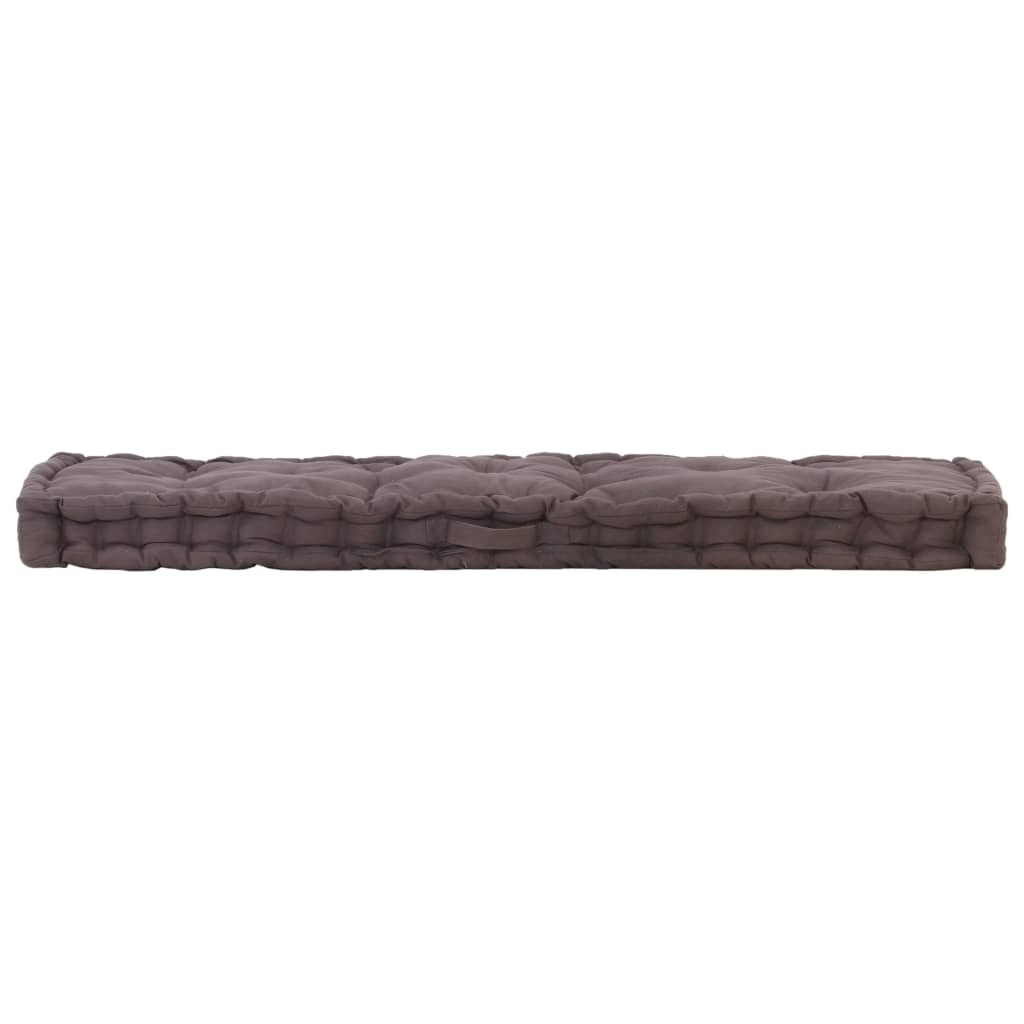 Dyna till pallsoffa bomull 120x40x7 cm antracit