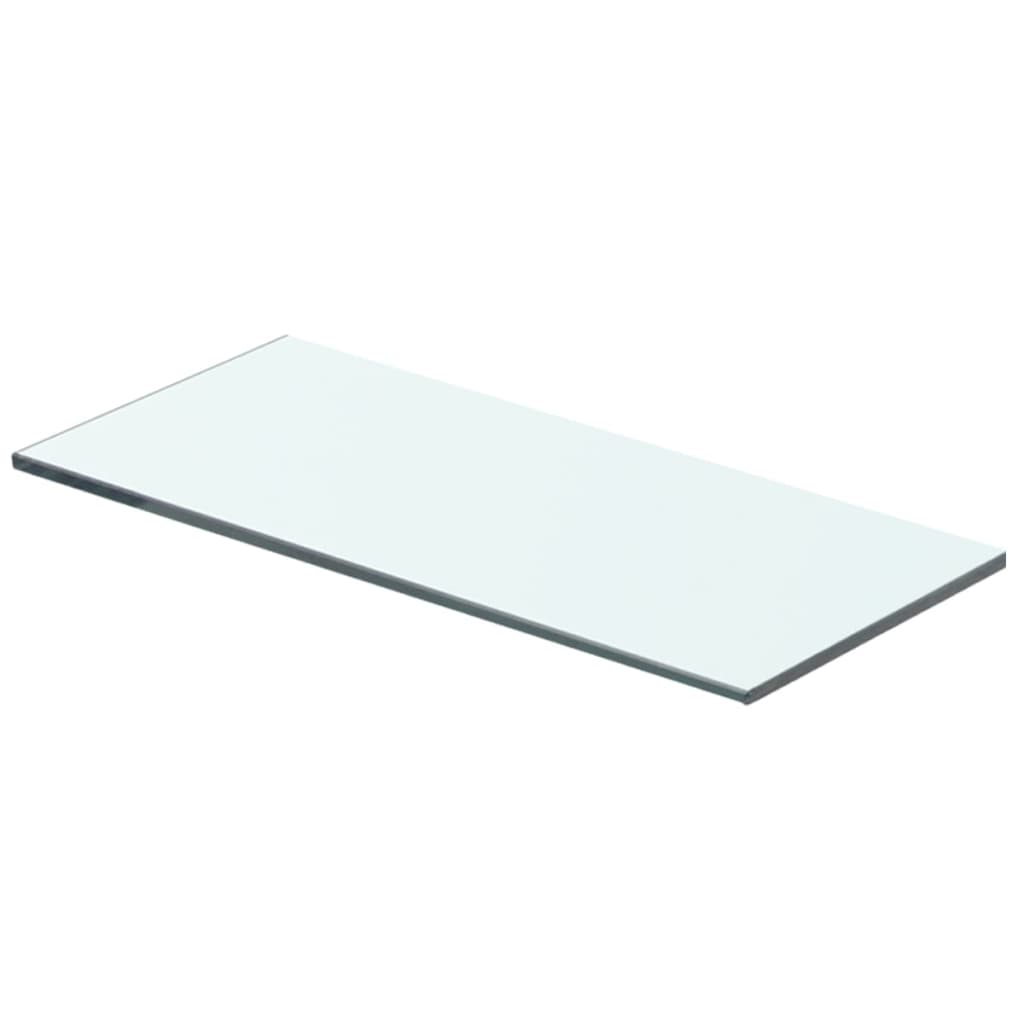 Hyllplan 2 st glas genomskinlig 40x12 cm