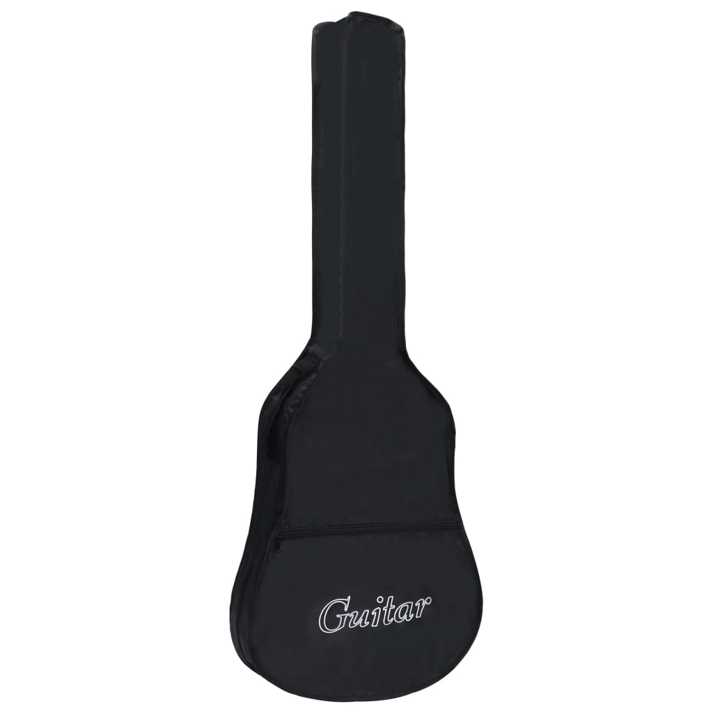 Gitarrfodral för 4/4 klassisk gitarr svart 100x37 cm tyg