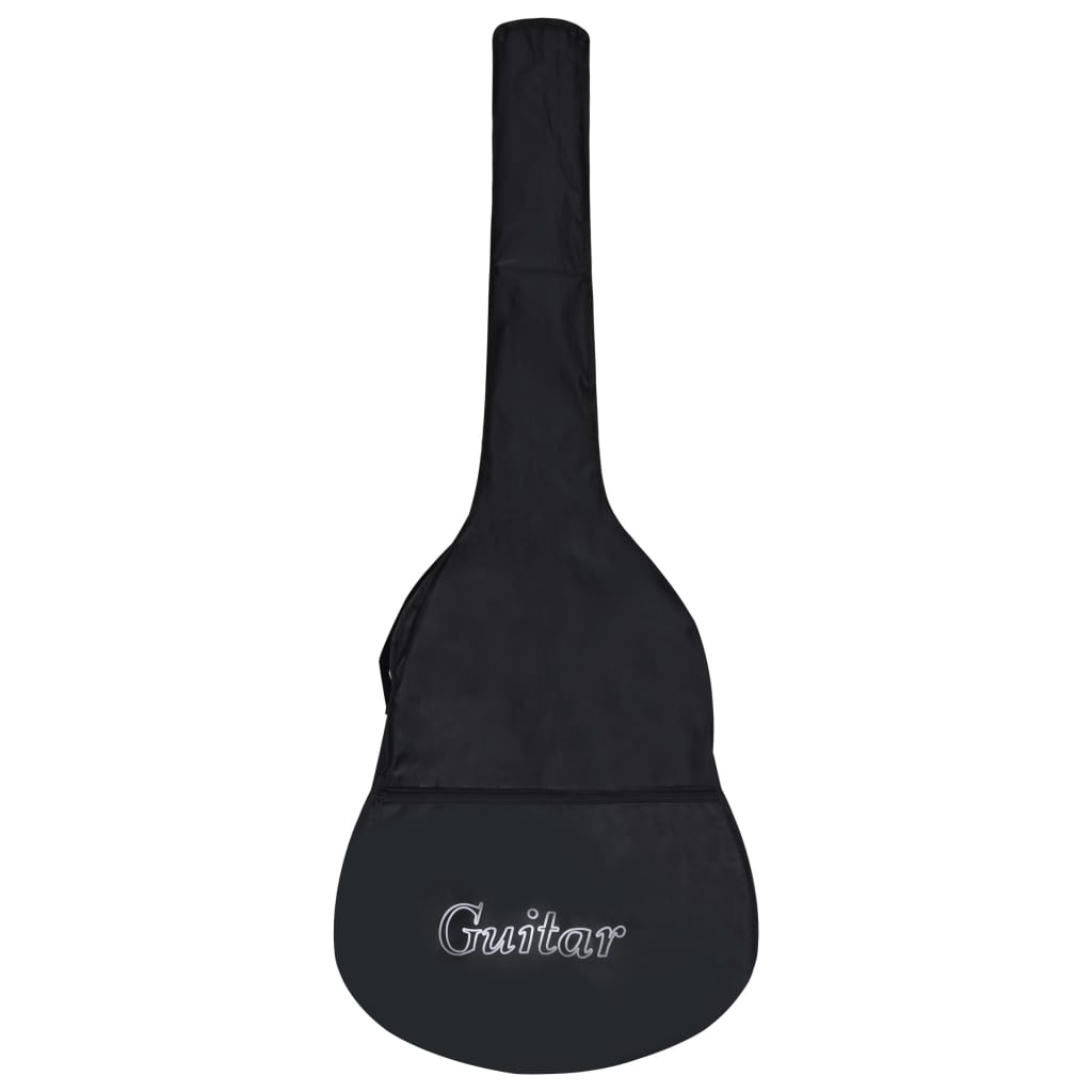 Gitarrfodral för 4/4 klassisk gitarr svart 100x37 cm tyg