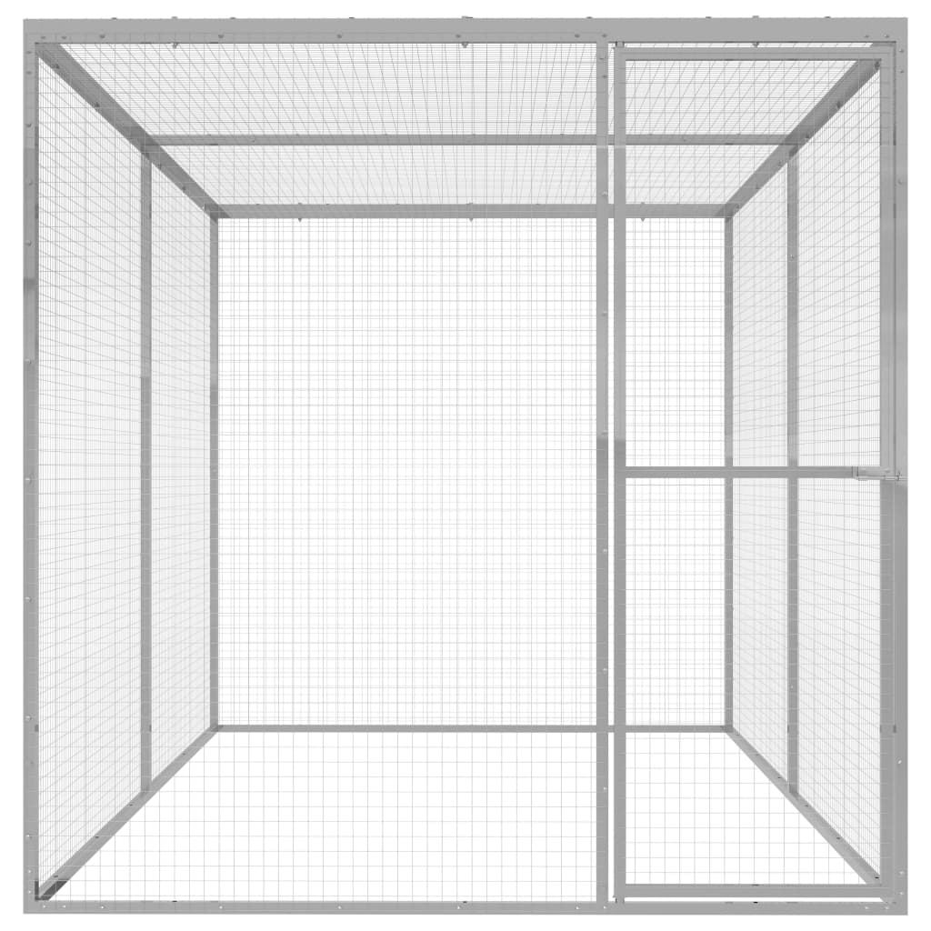 Kattbur 3x1,5x1,5 m galvaniserat stål