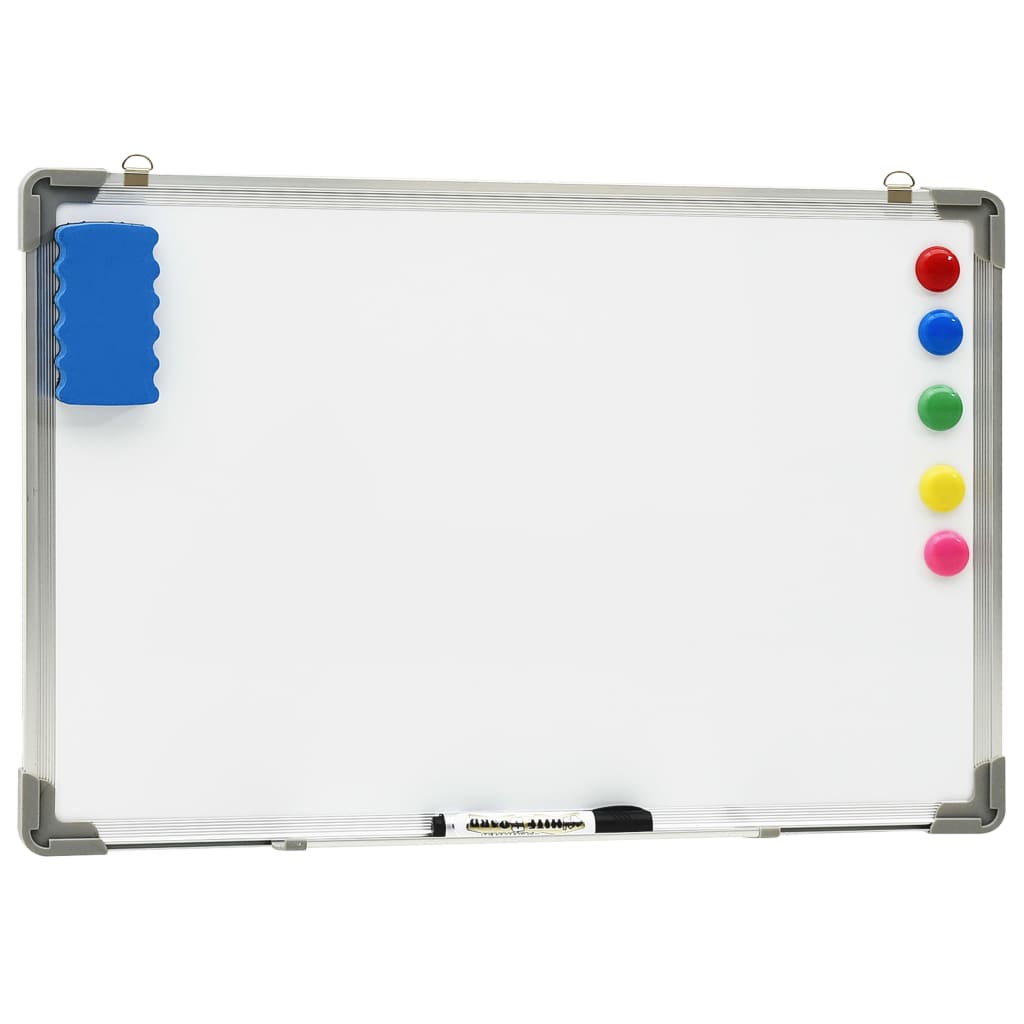 Magnetisk whiteboard vit 50x35 cm stål