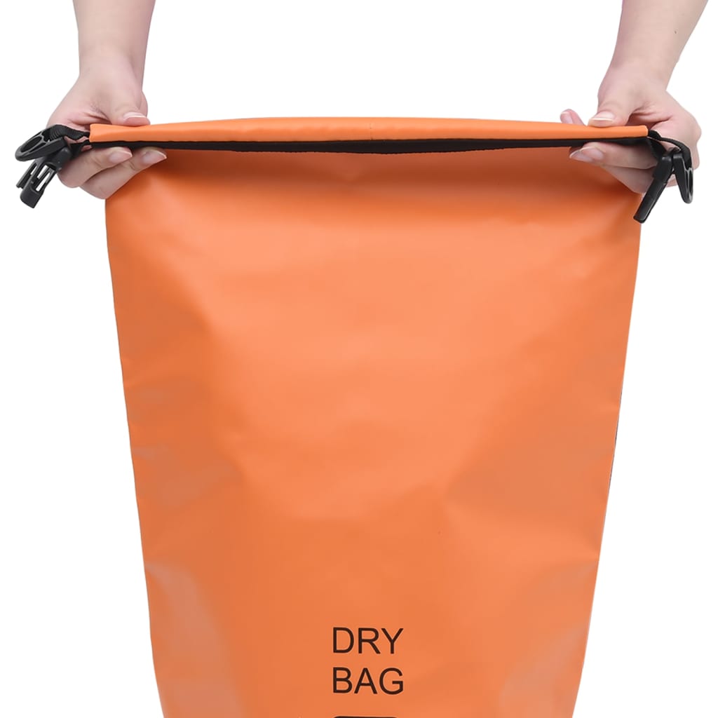 Vattentät packpåse orange 10 L PVC