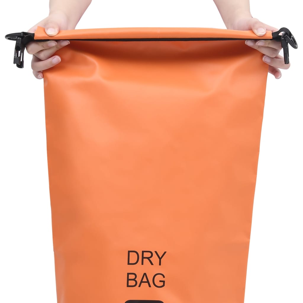 Vattentät packpåse orange 20 L PVC