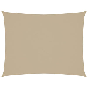 Solsegel oxfordtyg rektangulärt 3x6 m beige - njoyroom