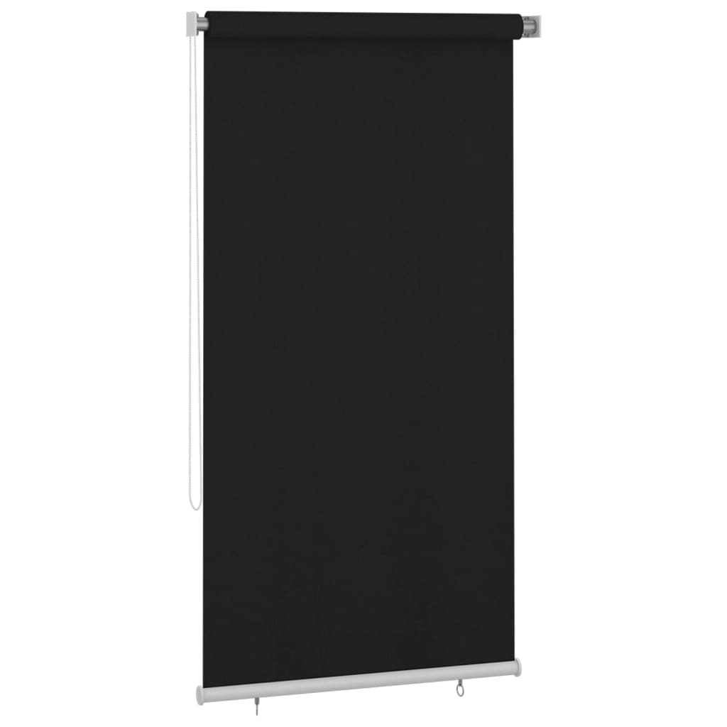 Rullgardin utomhus 120x230 cm svart