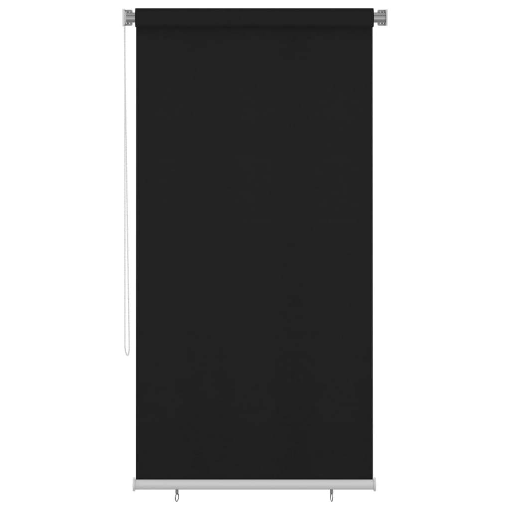 Rullgardin utomhus 120x230 cm svart