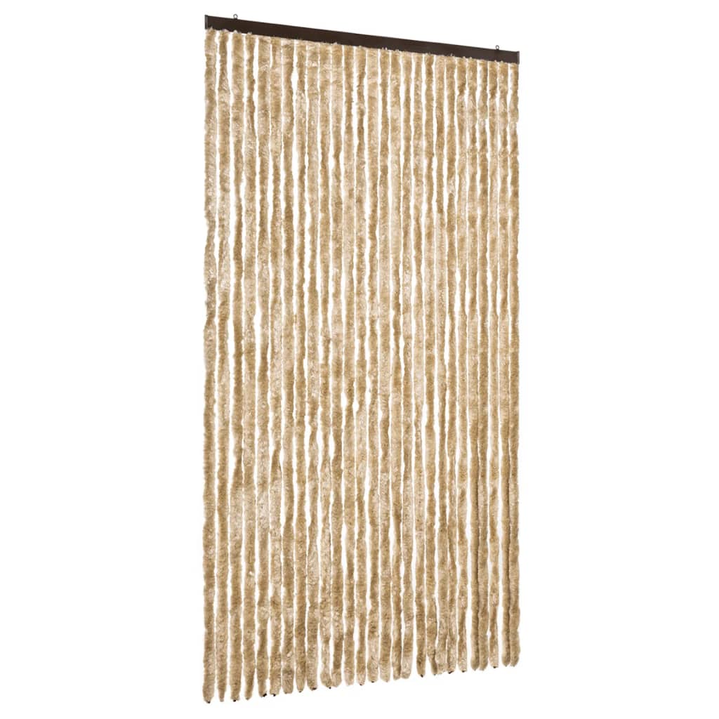 Insektsdraperi beige 118x220 cm chenille