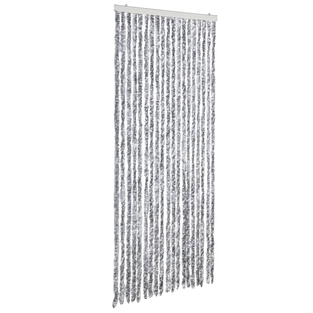 Insektsdraperi silver 56x200 cm chenille