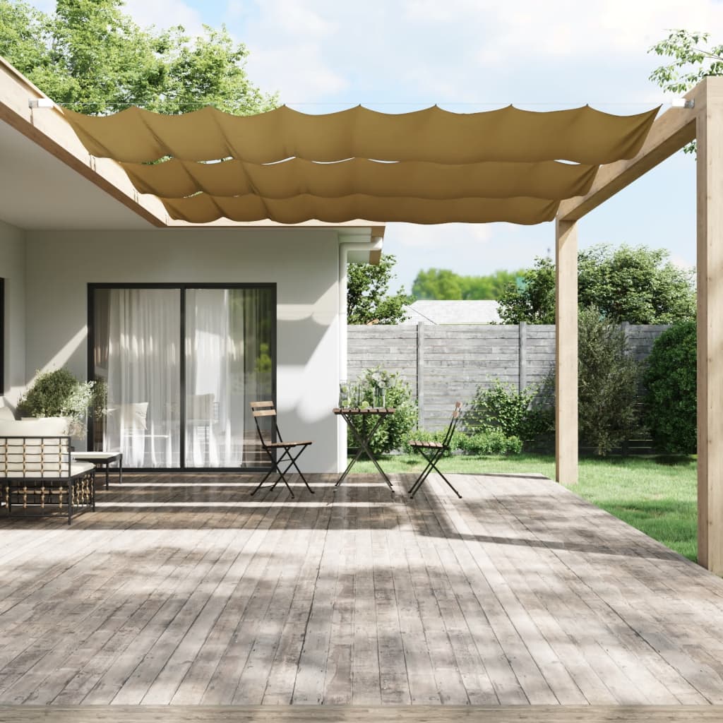 Markis vertikal beige 140x360 cm oxfordtyg