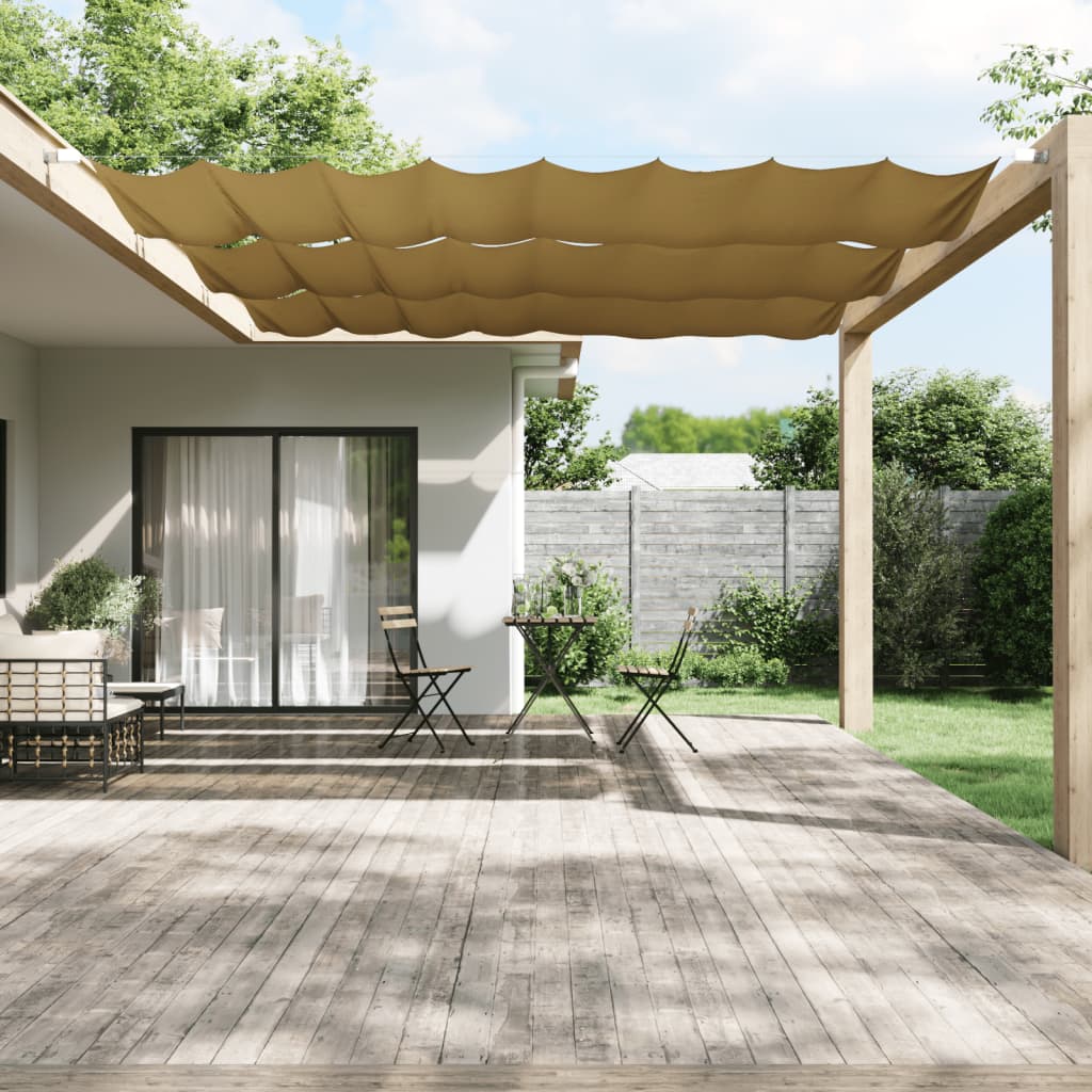 Markis vertikal beige 140x420 cm oxfordtyg