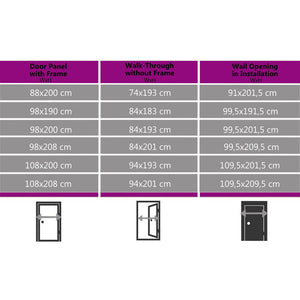 Ytterdörr aluminium och PVC antracit 100x200 cm - njoyroom