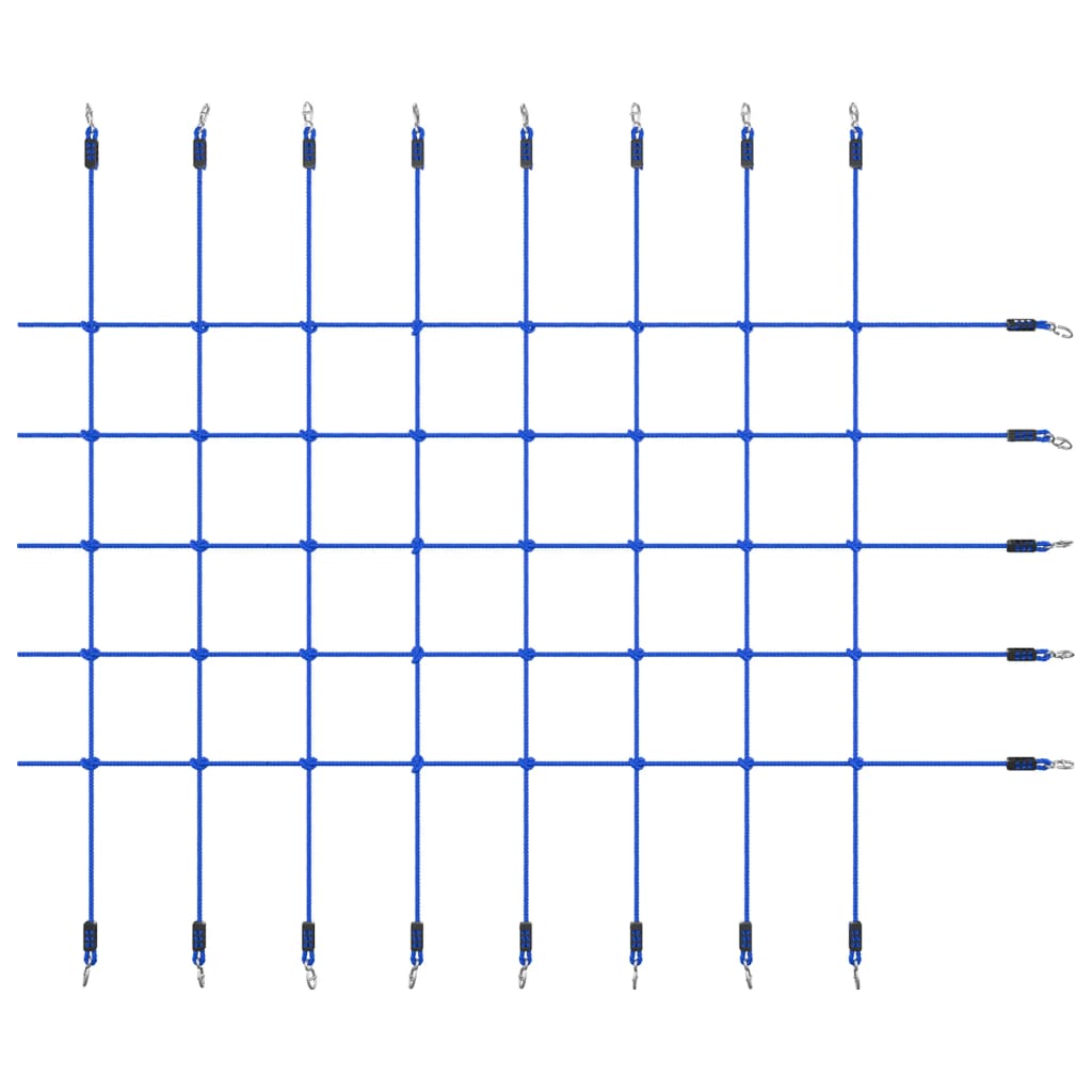 Klätternät 200x150 cm blå