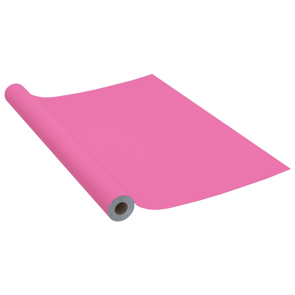 Dekorplast rosa högglans 500x90 cm PVC