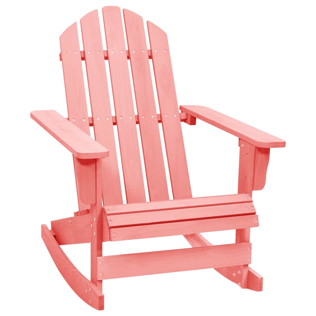 Gungstol adirondack massivt granträ rosa