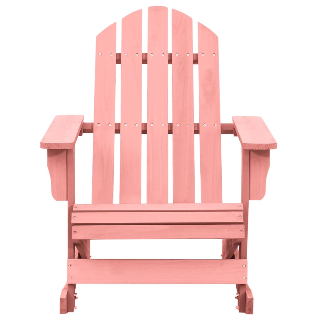 Gungstol adirondack massivt granträ rosa