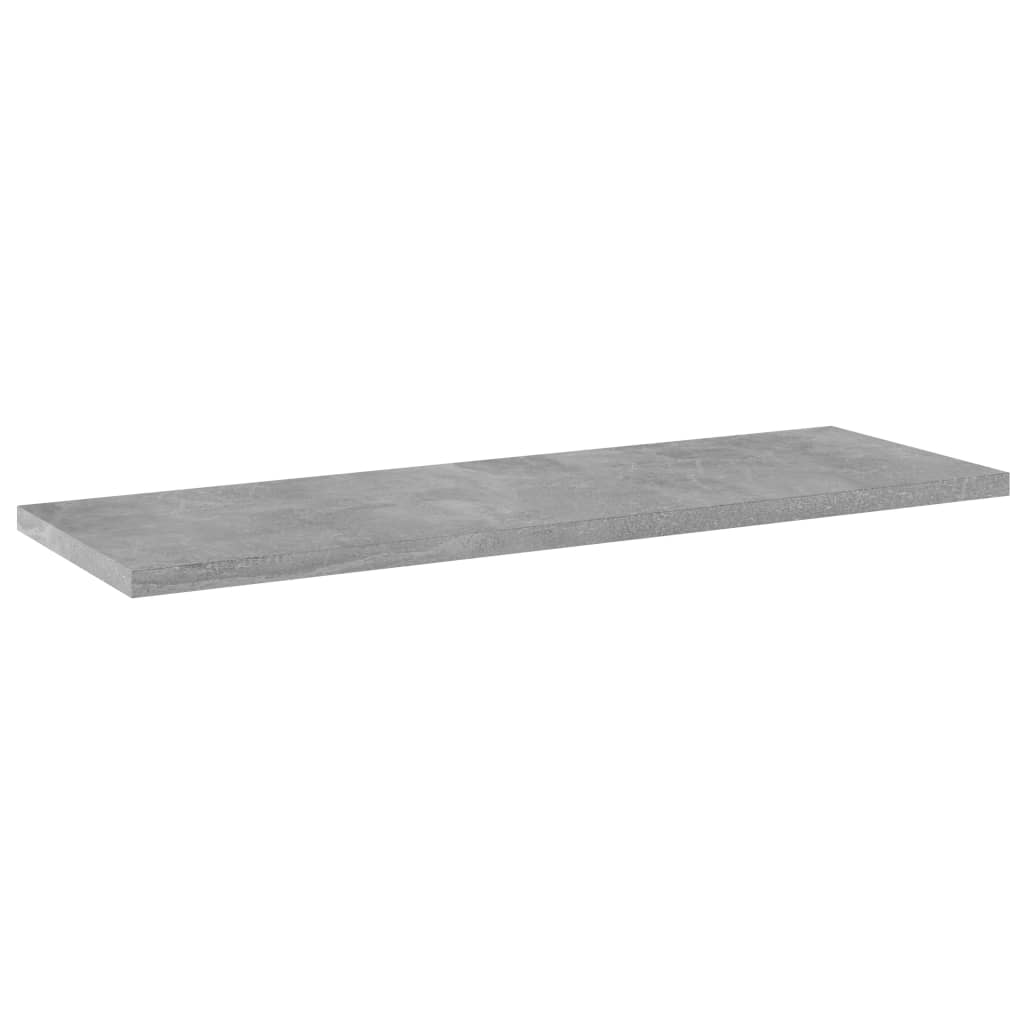 Hyllplan 4 st betonggrå 60x20x1,5 cm konstruerat trä