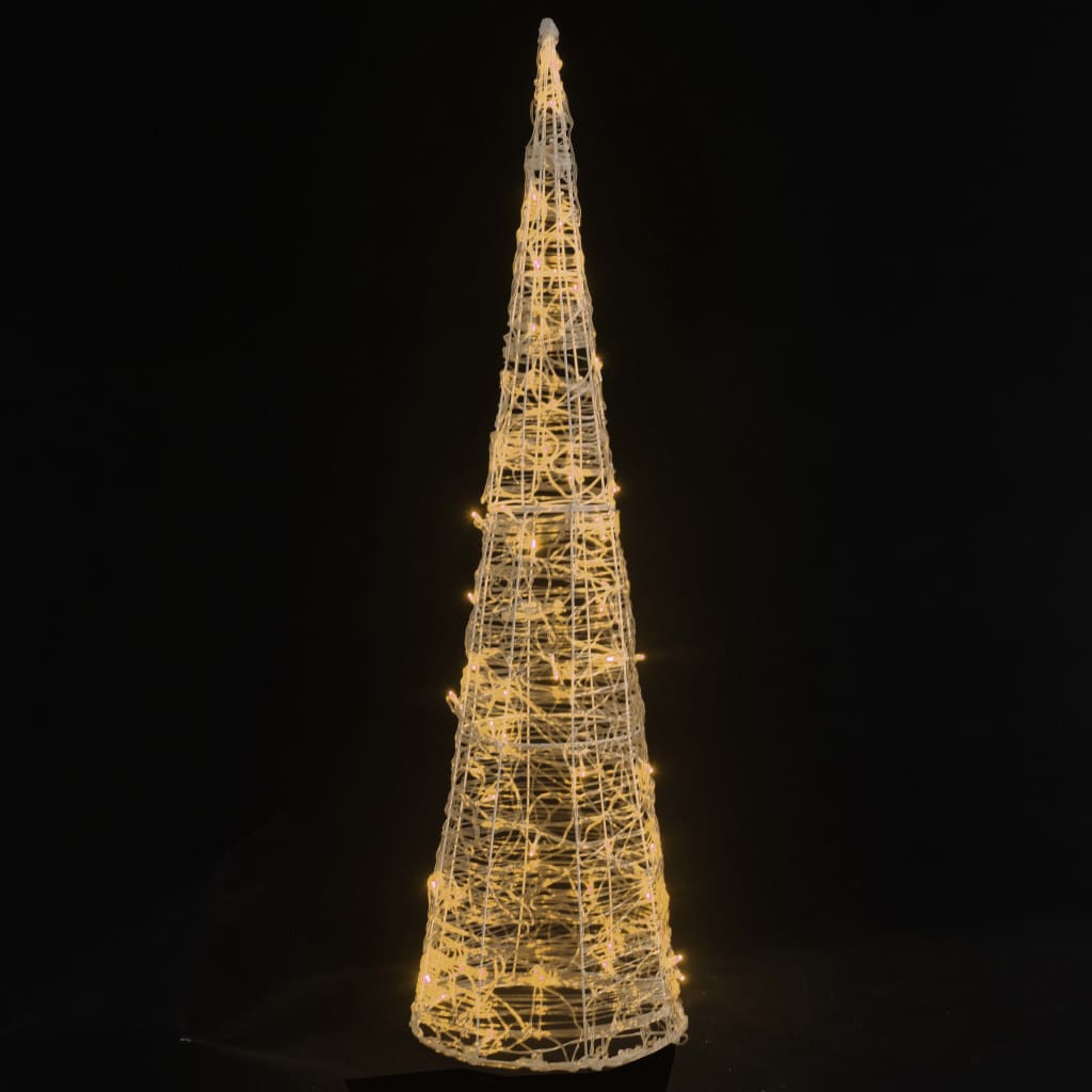 Ljuskon LED pyramid akryl varmvit 90 cm