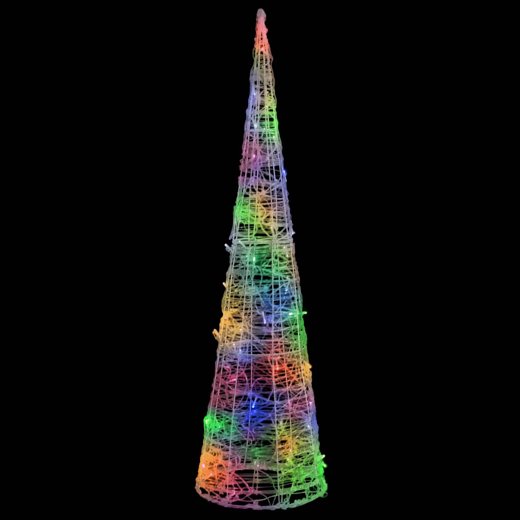 Ljuskon LED pyramid akryl flerfärgad 120 cm