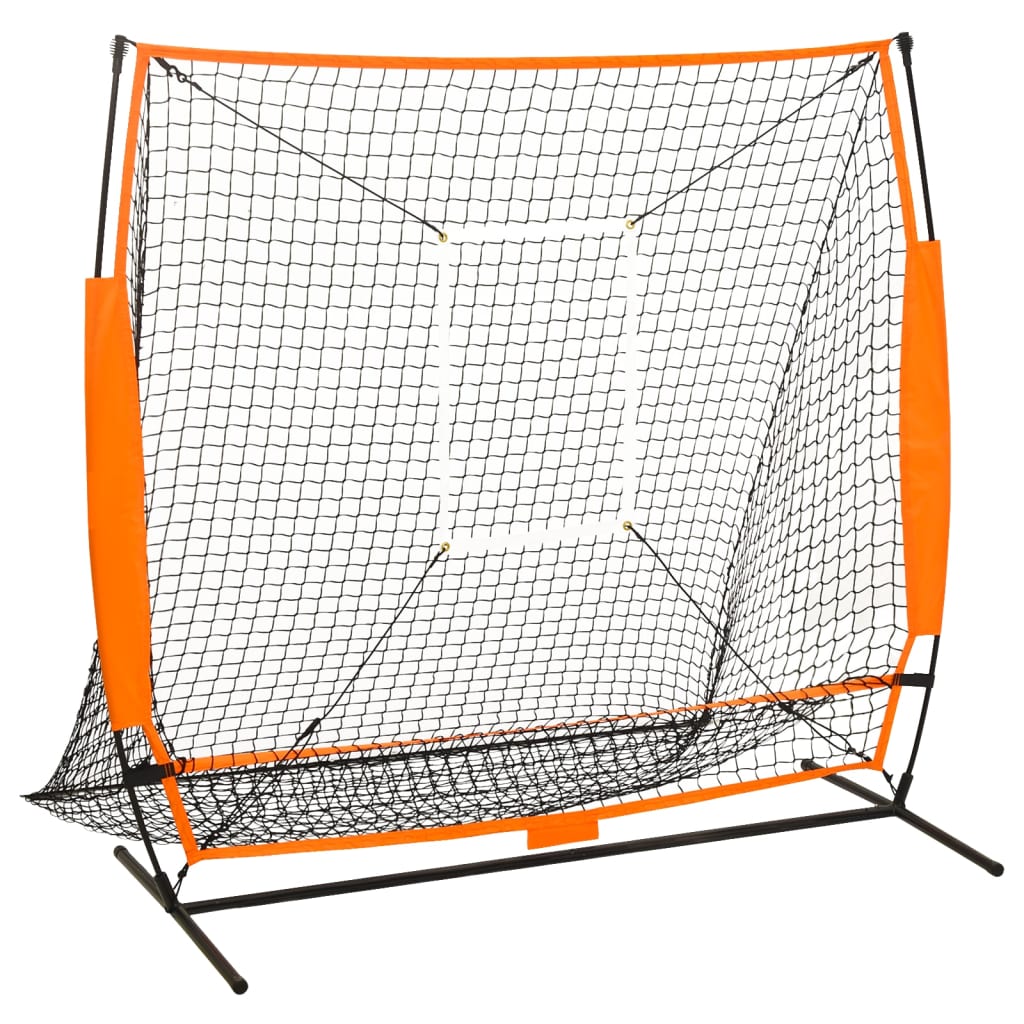 Multisport baseball träningsnät svart 174x76x158,5 cm