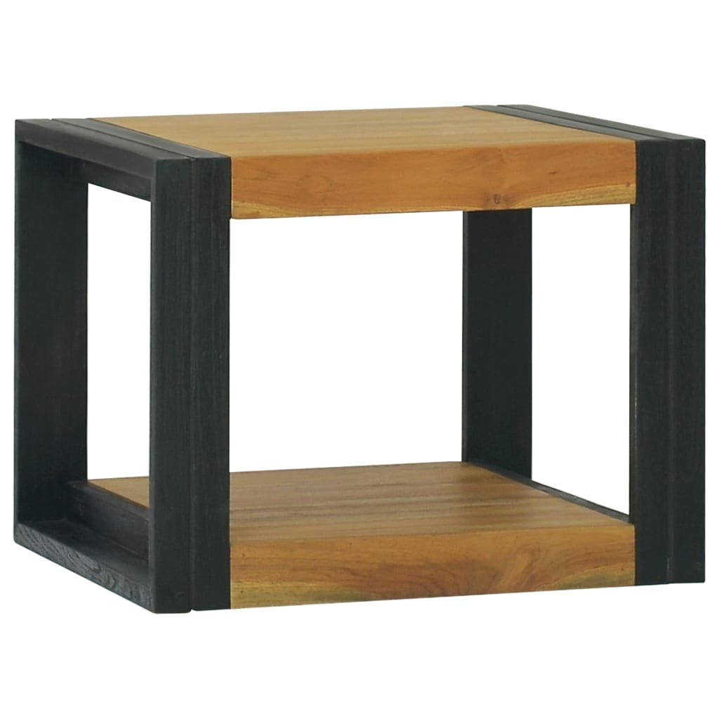 Väggmonterat badrumsskåp 45x45x35 cm massiv teak