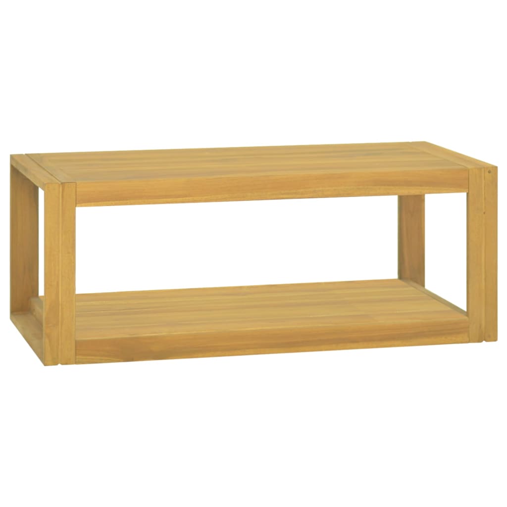 Väggmonterat badrumsskåp 90x45x35 cm massiv teak