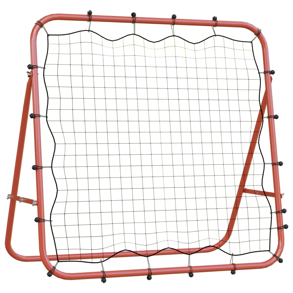 Justerbar kickback rebounder 96x80x96 cm stål & PE