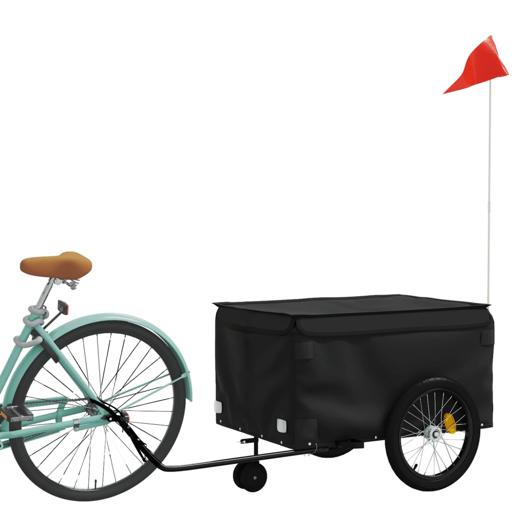 Cykelvagn svart 45 kg järn-Cykelvagnar-vidaXL-njoyroom