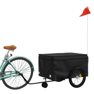 Cykelvagn svart 45 kg järn-Cykelvagnar-vidaXL-njoyroom