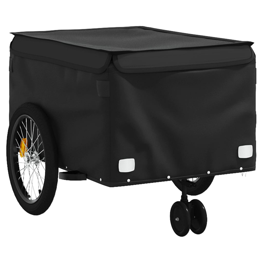 Cykelvagn svart 45 kg järn-Cykelvagnar-vidaXL-njoyroom